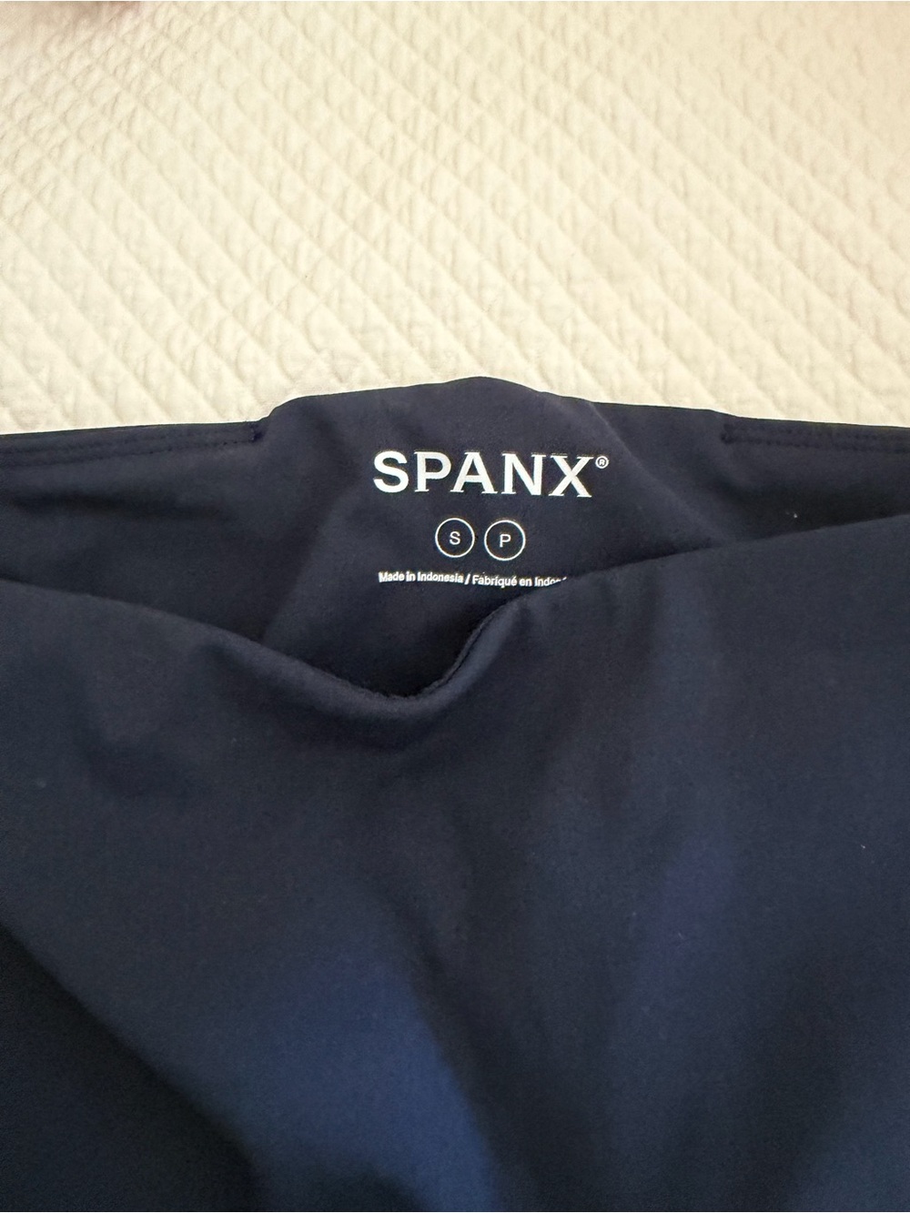 SPANX Navy High-Waist Leggings
